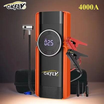 Booster 12 V avec compresseur 150 PSI – 4 en 1 - booster compresseur 12V 150 PSI