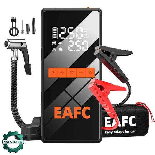 Booster batterie 1 200 A et gonfleur 150 PSI – 2 en 1 - booster gonfleur 1200A 150 PSI