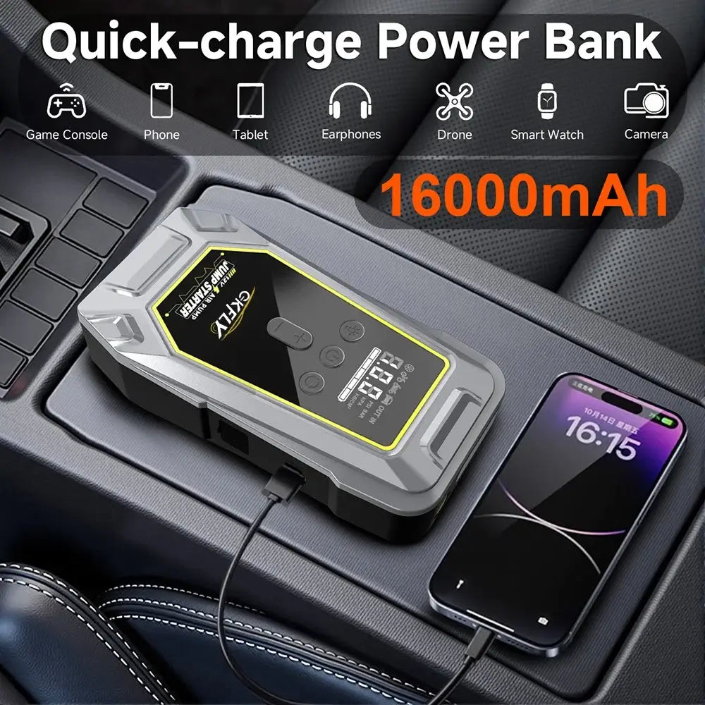 Booster batterie 12 V – avec ou sans compresseur - booster batterie 12V compresseur