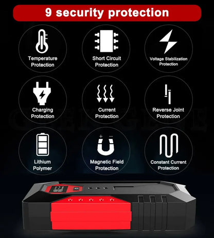 Booster batterie voiture 12 V – versions 2 000 à 4 000 A - booster batterie voiture 12V portable