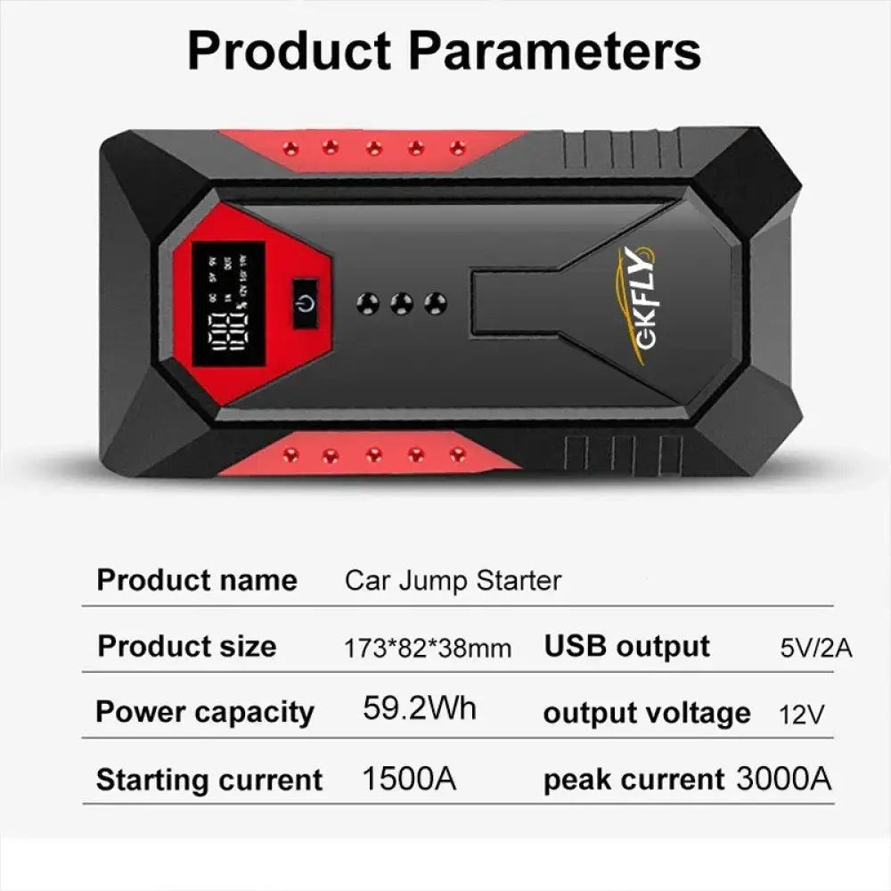 Booster batterie voiture 12 V – versions 2 000 à 4 000 A - booster batterie voiture 12V portable
