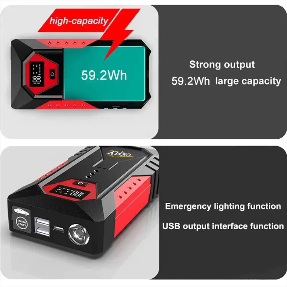 Booster batterie voiture 12 V – versions 2 000 à 4 000 A - booster batterie voiture 12V portable