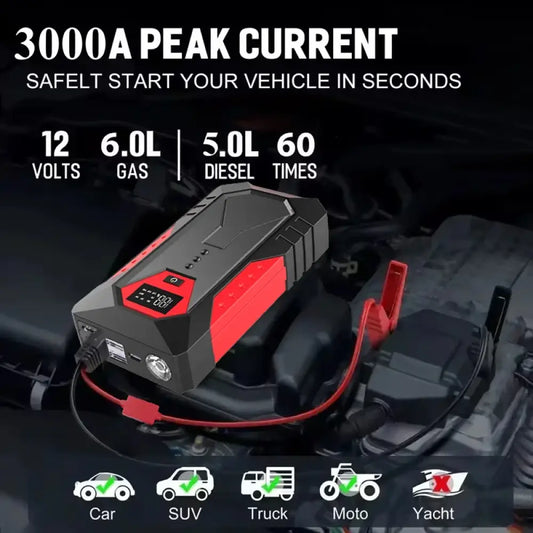 Booster batterie voiture 12 V – versions 2 000 à 4 000 A - booster batterie voiture 12V portable