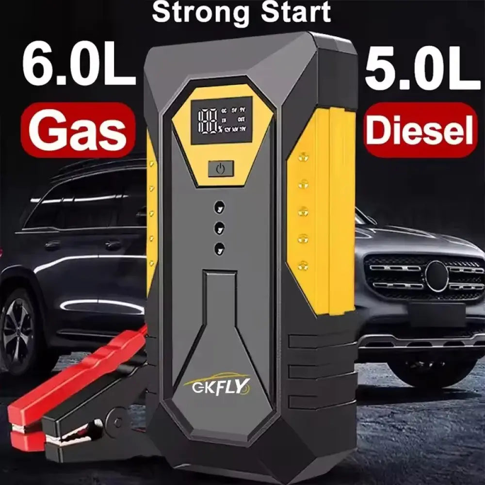 Booster batterie voiture 12 V – versions 2 000 à 4 000 A - 3 000 A – jaune / France - booster batterie voiture 12V