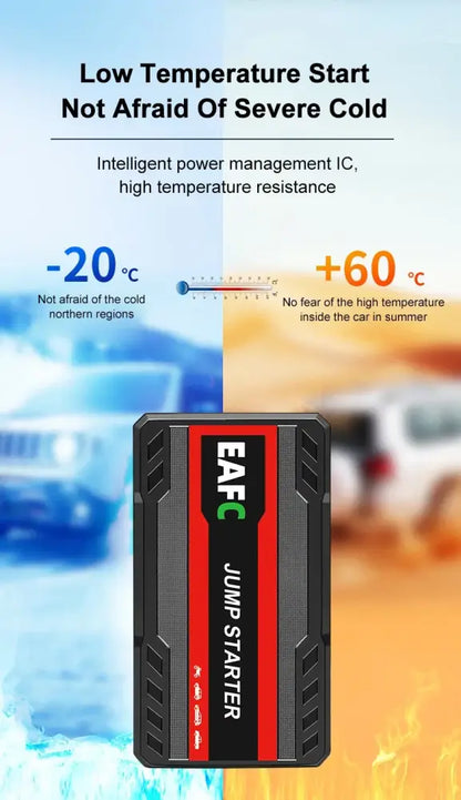 Booster voiture portable 600 A avec éclairage d’urgence - booster voiture portable 600A