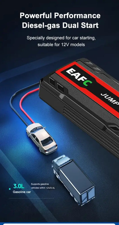 Booster voiture portable 600 A avec éclairage d’urgence - booster voiture portable 600A