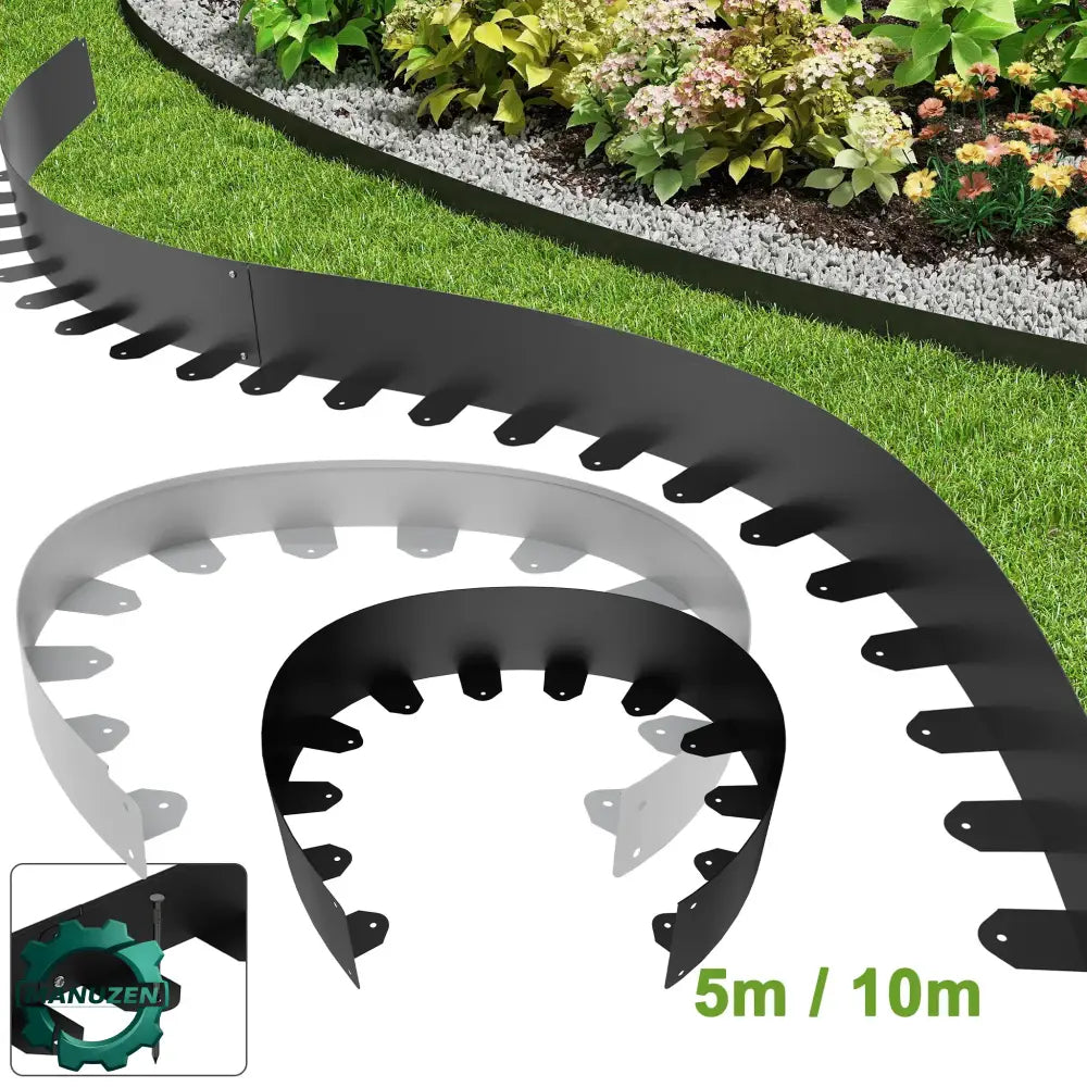 Bordure de pelouse galvanisée 10 cm – 5 ou 10 m – vue principale