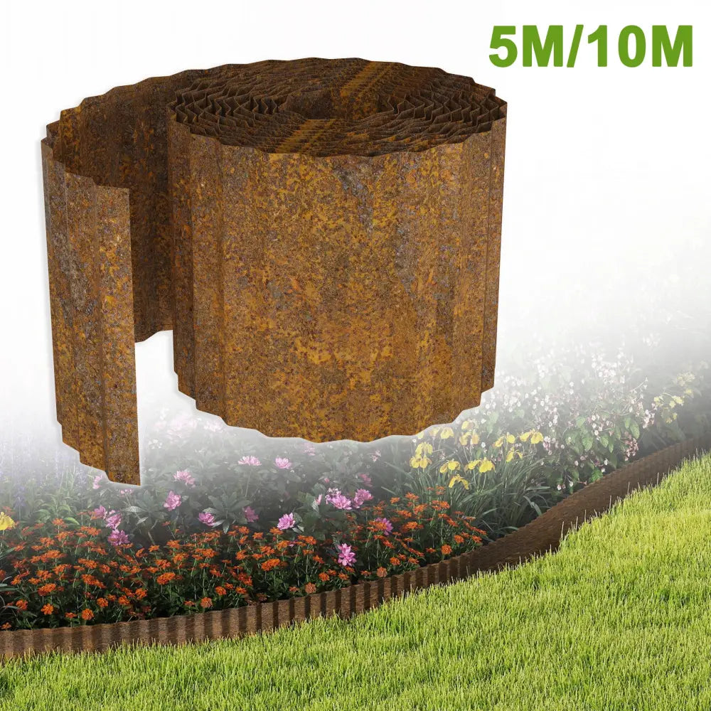 Bordure métallique de massif 15 cm – droite ou ondulée – photo produit 2