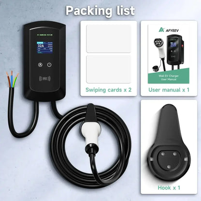 Borne de recharge Type 2 7,6 à 22 kW – câble 5 m IP66 - Borne de recharge voiture électrique