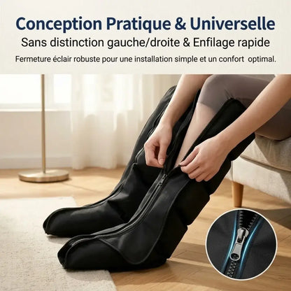 Bottes de massage à compression d’air pour jambes – photo produit 5