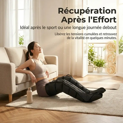 Bottes de massage à compression d’air pour jambes – photo produit 8