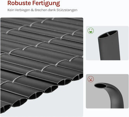 Brise-vue PVC mat pour balcon – 3 à 5 m – détail 9