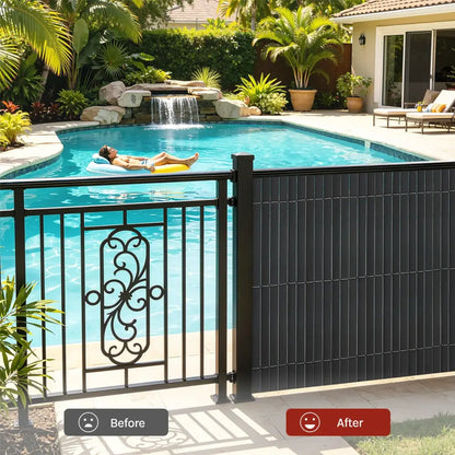 Brise-vue PVC mat pour balcon – 3 à 5 m – détail 4