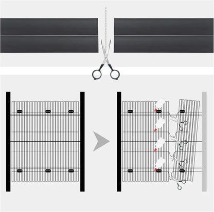 Brise-vue PVC mat pour balcon – 3 à 5 m – détail 11