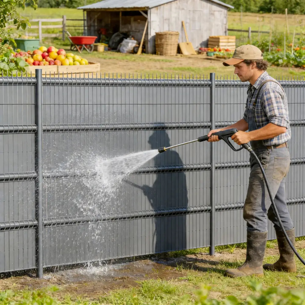 Brise-vue PVC pour clôture rigide — rouleau 35, 65 ou 70 m