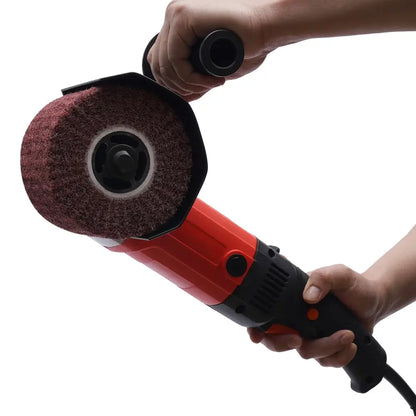 Brosse De Polissage Bois 1400 W Antirouille Ergonomique À Deux Mains - Rouge / Allemagne