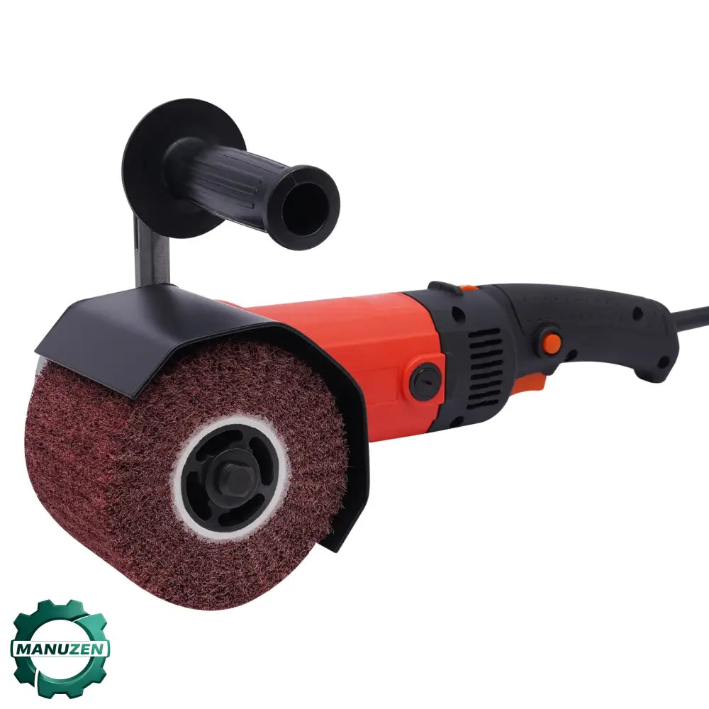 Brosse De Polissage Bois 1400 W Antirouille Ergonomique À Deux Mains - Rouge / Allemagne