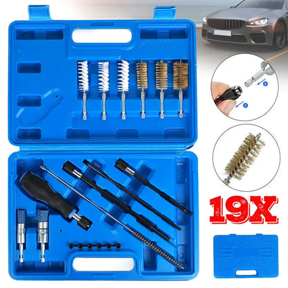 Brosse Universelle Pour Siège Injecteur Diesel Kit 19 Pièces