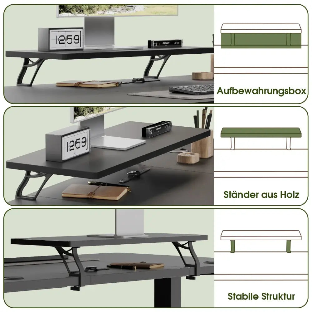 Bureau assis-debout électrique 120 × 60 cm - bureau assis debout électrique 120x60