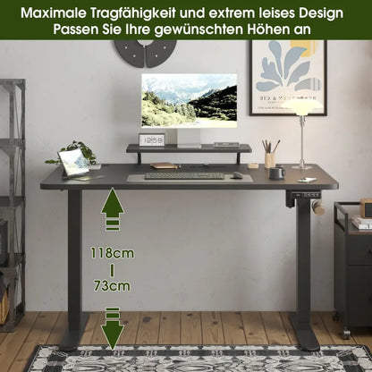 Bureau assis-debout électrique 120 × 60 cm - bureau assis debout électrique 120x60