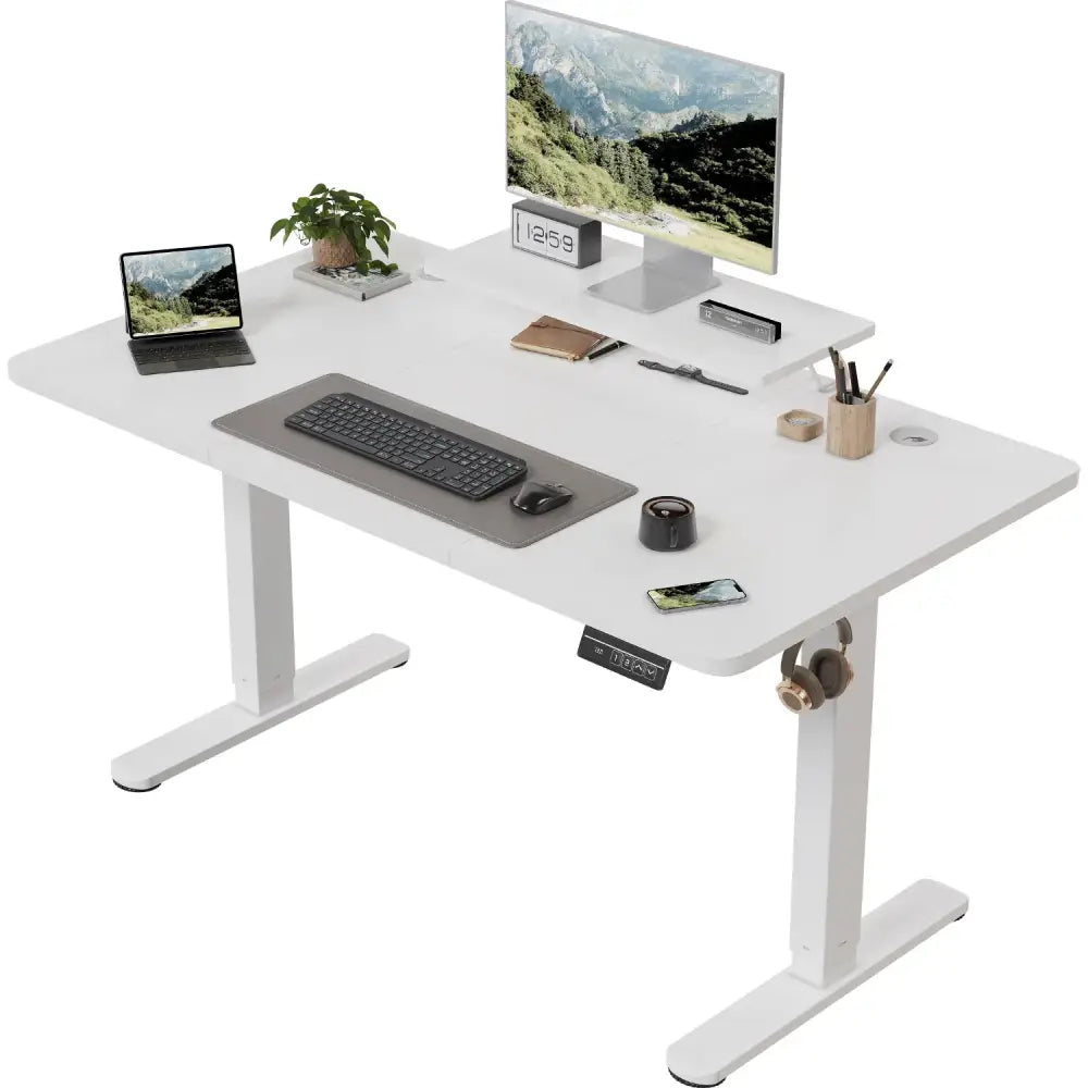 Bureau assis-debout électrique 120 × 60 cm - 120 × 60 cm – version 1 / Allemagne - bureau assis debout électrique 120x60