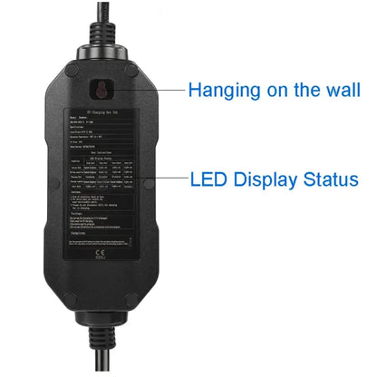 Câble de recharge voiture électrique Type 1/2 – 5 ou 10 m 16 A IP66 - Chargeur voiture électrique portable