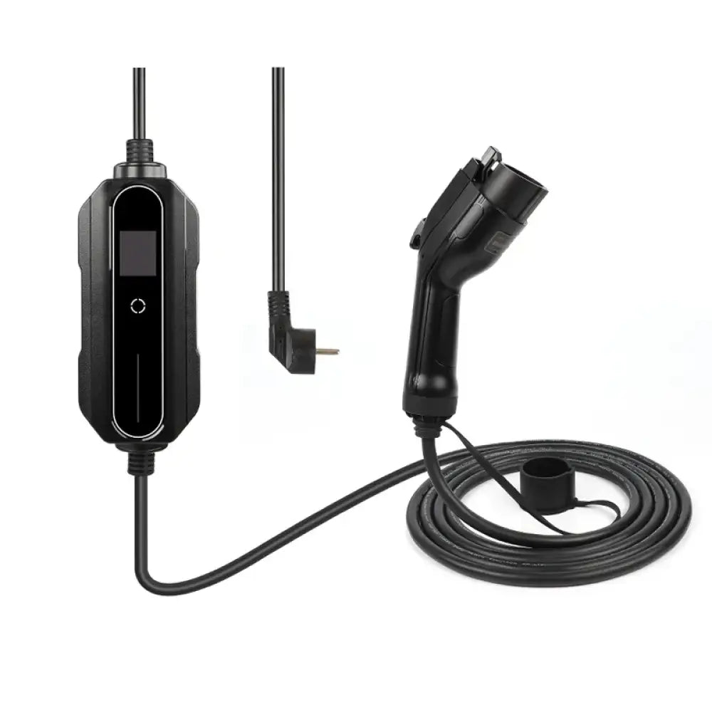 Câble de recharge voiture électrique Type 1/2 – 5 ou 10 m 16 A IP66 - Chargeur voiture électrique portable