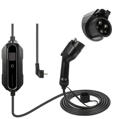 Câble de recharge voiture électrique Type 1/2 – 5 ou 10 m 16 A IP66 - Type 1 – 5 m / Pologne - Chargeur voiture