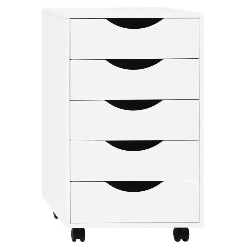 Caisson de bureau à roulettes blanc – 5 ou 7 tiroirs - caisson bureau roulettes blanc