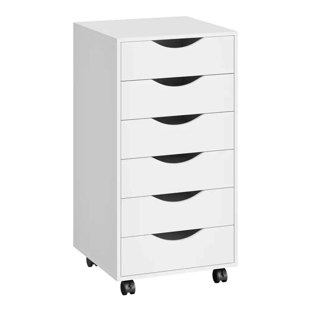 Caisson de bureau à roulettes blanc – 5 ou 7 tiroirs - caisson bureau roulettes blanc