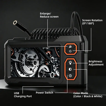 Caméra endoscopique 1080p – écran 4,3″ et câble 2–10 m - caméra endoscopique écran 4 3 pouces