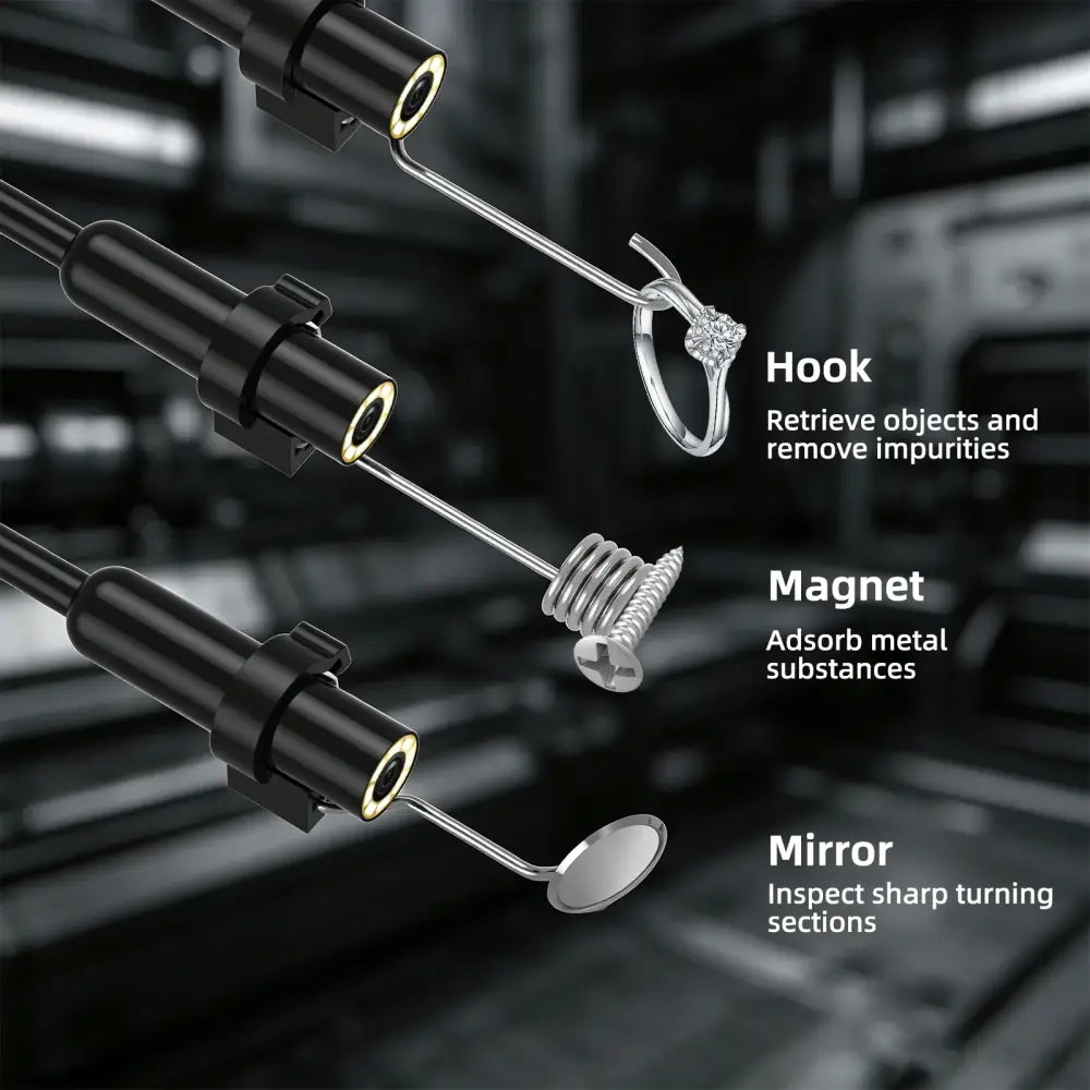 Caméra endoscopique 1080p – écran 4,3″ et câble 2–10 m - caméra endoscopique écran 4 3 pouces