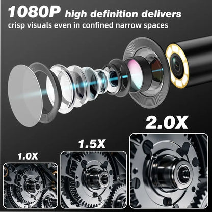Caméra endoscopique 1080p – écran 4,3″ et câble 2–10 m - caméra endoscopique écran 4 3 pouces