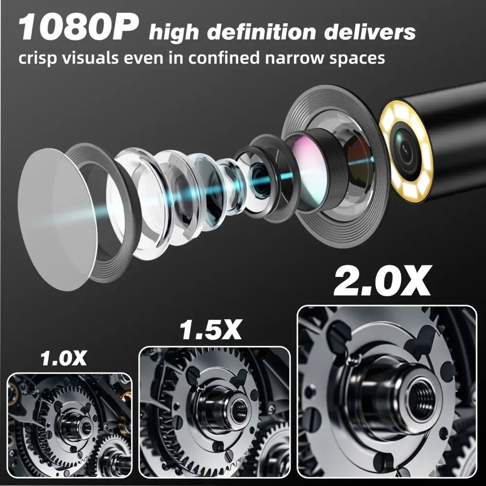 Caméra endoscopique 1080p – écran 4,3″ et câble 2–10 m - caméra endoscopique écran 4 3 pouces