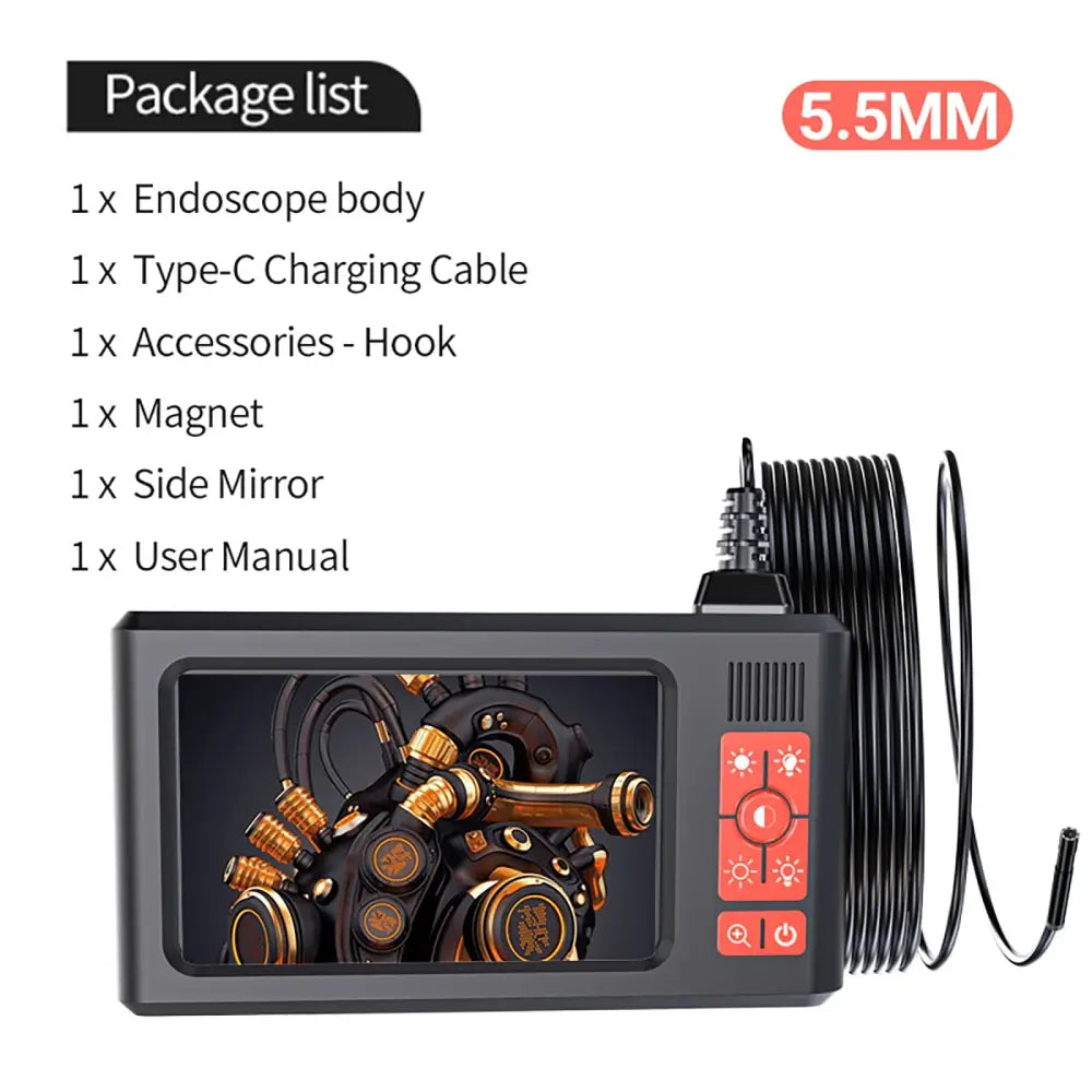 Caméra endoscopique 1080p – sonde 5,5 ou 8 mm - caméra endoscopique 5 5 mm