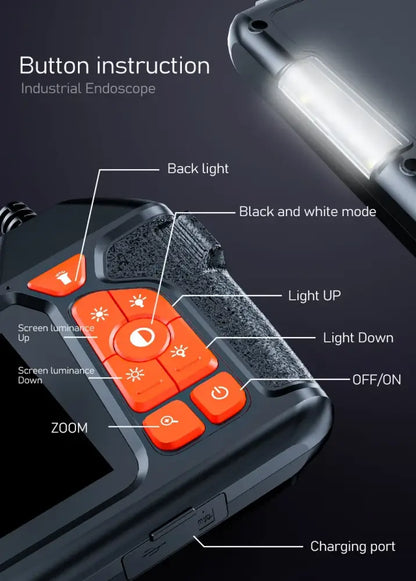 Caméra endoscopique 1080p – sonde 5,5 ou 8 mm - caméra endoscopique 5 5 mm