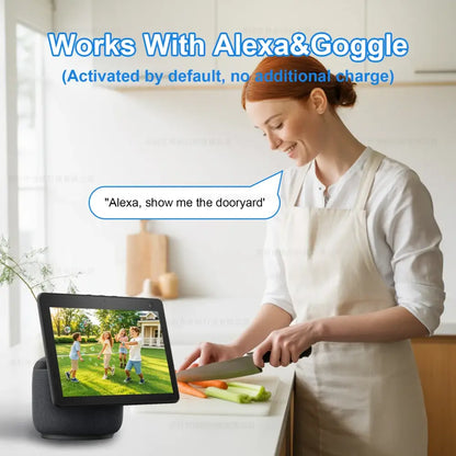 Caméra extérieure Wi-Fi PTZ double objectif – 8 ou 10 MP - caméra extérieure wifi double objectif