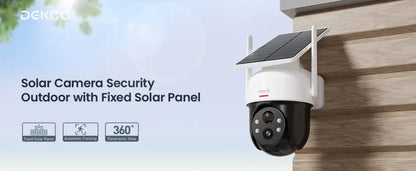 Caméra solaire Wi-Fi extérieure 3 MP – IP66 - Caméra solaire 3 MP / Italie / Prise européenne - caméra solaire WiFi