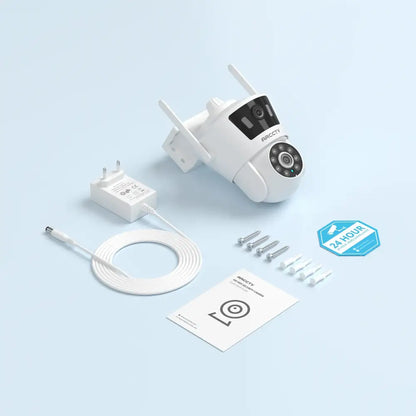 Caméra surveillance Wi-Fi 4 MP double objectif – IP66 - France - caméra surveillance WiFi double objectif