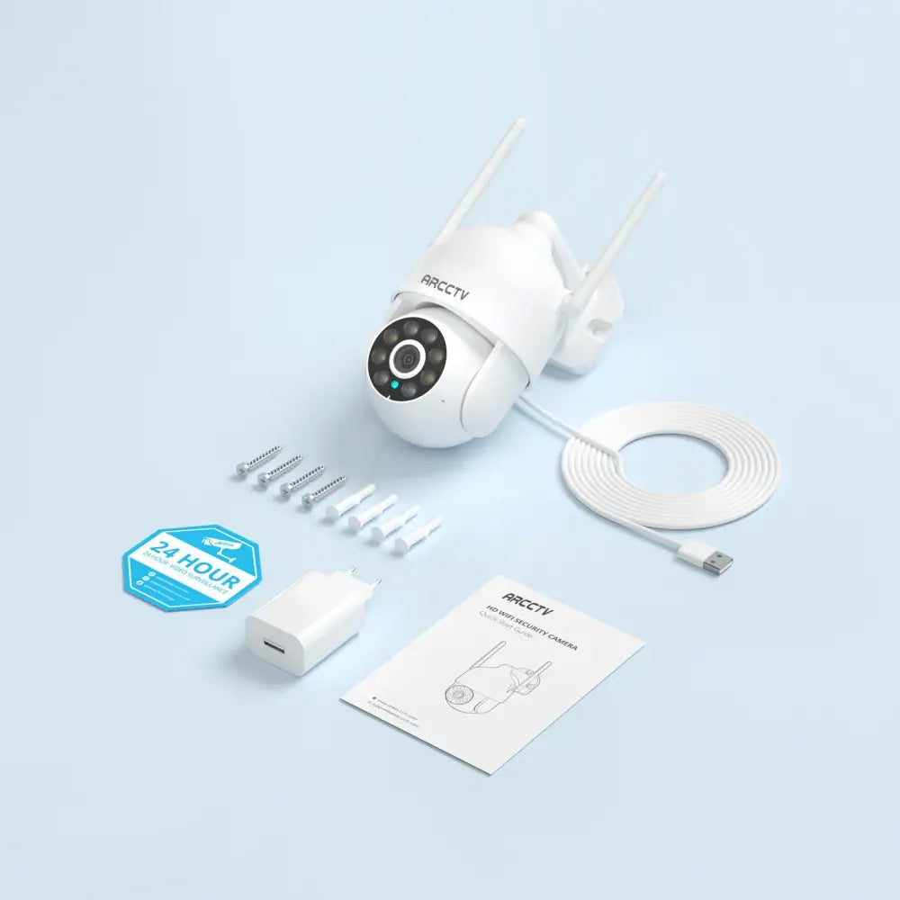 Caméra Wi-Fi extérieure 3 MP – suivi et vision nocturne - France - caméra WiFi extérieure 3 MP