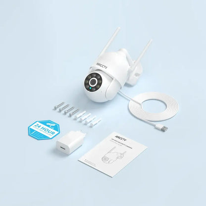 Caméra Wi-Fi extérieure 3 MP – suivi et vision nocturne - France - caméra WiFi extérieure 3 MP