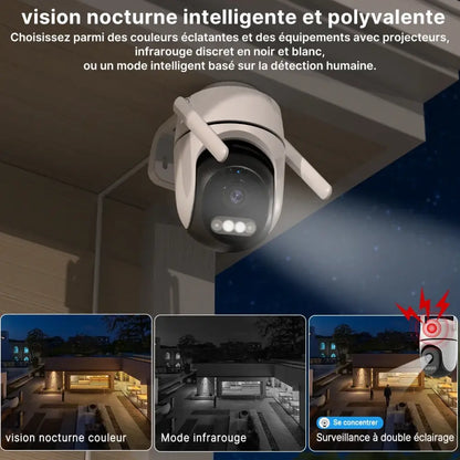Caméras surveillance Wi-Fi extérieures 2 MP – lot de 2 - caméra surveillance WiFi extérieure lot 2