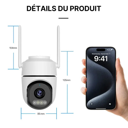 Caméras surveillance Wi-Fi extérieures 2 MP – lot de 2 - caméra surveillance WiFi extérieure lot 2
