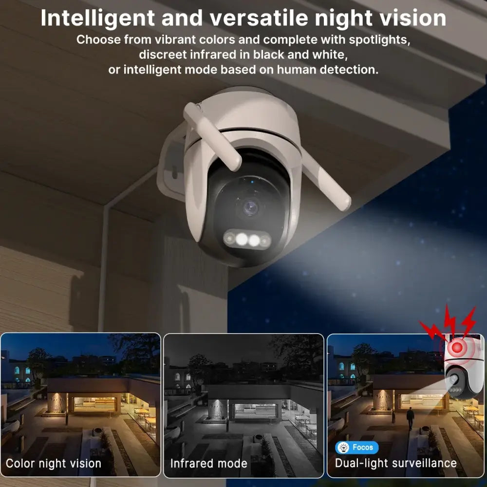 Caméras surveillance Wi-Fi extérieures 2 MP – lot de 2 - caméra surveillance WiFi extérieure lot 2