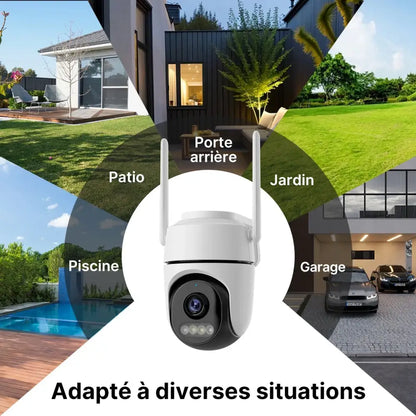 Caméras surveillance Wi-Fi extérieures 2 MP – lot de 2 - caméra surveillance WiFi extérieure lot 2