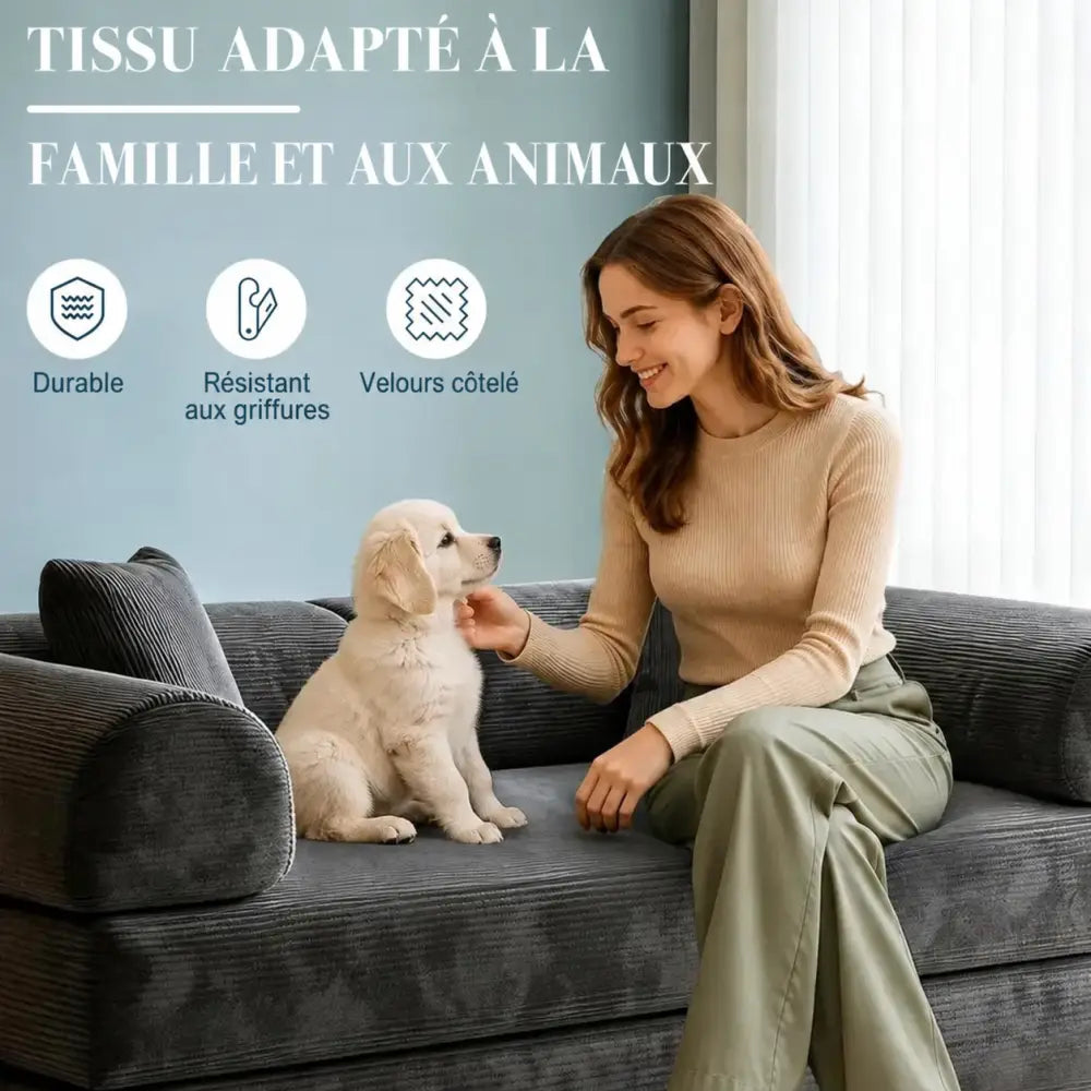 Canapé modulable – texte en français