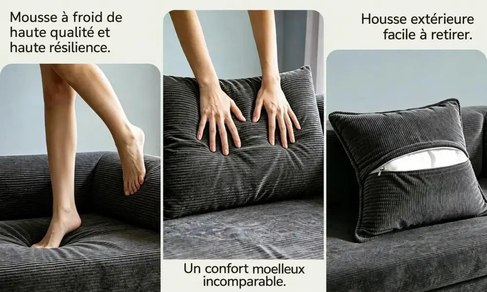 Canapé modulable – texte en français