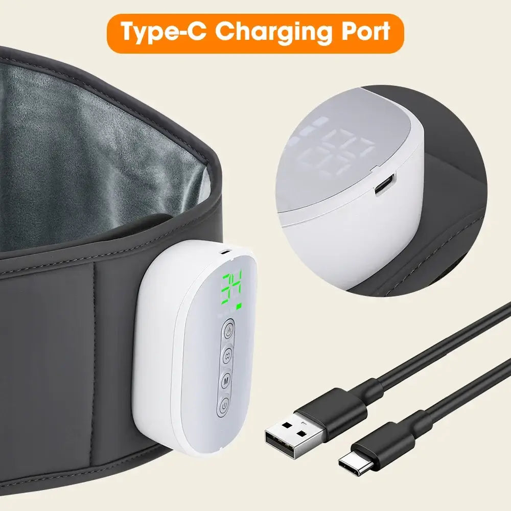 Ceinture lombaire chauffante sans fil à compression réglable – détail produit 4