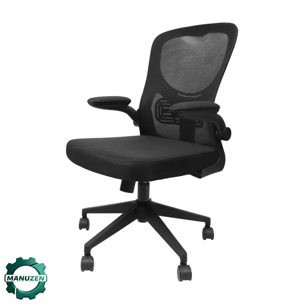 Chaise de bureau en maille – accoudoirs rabattables - France - Chaise de bureau accoudoirs rabattables