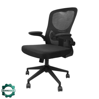 Chaise de bureau en maille – accoudoirs rabattables - France - Chaise de bureau accoudoirs rabattables